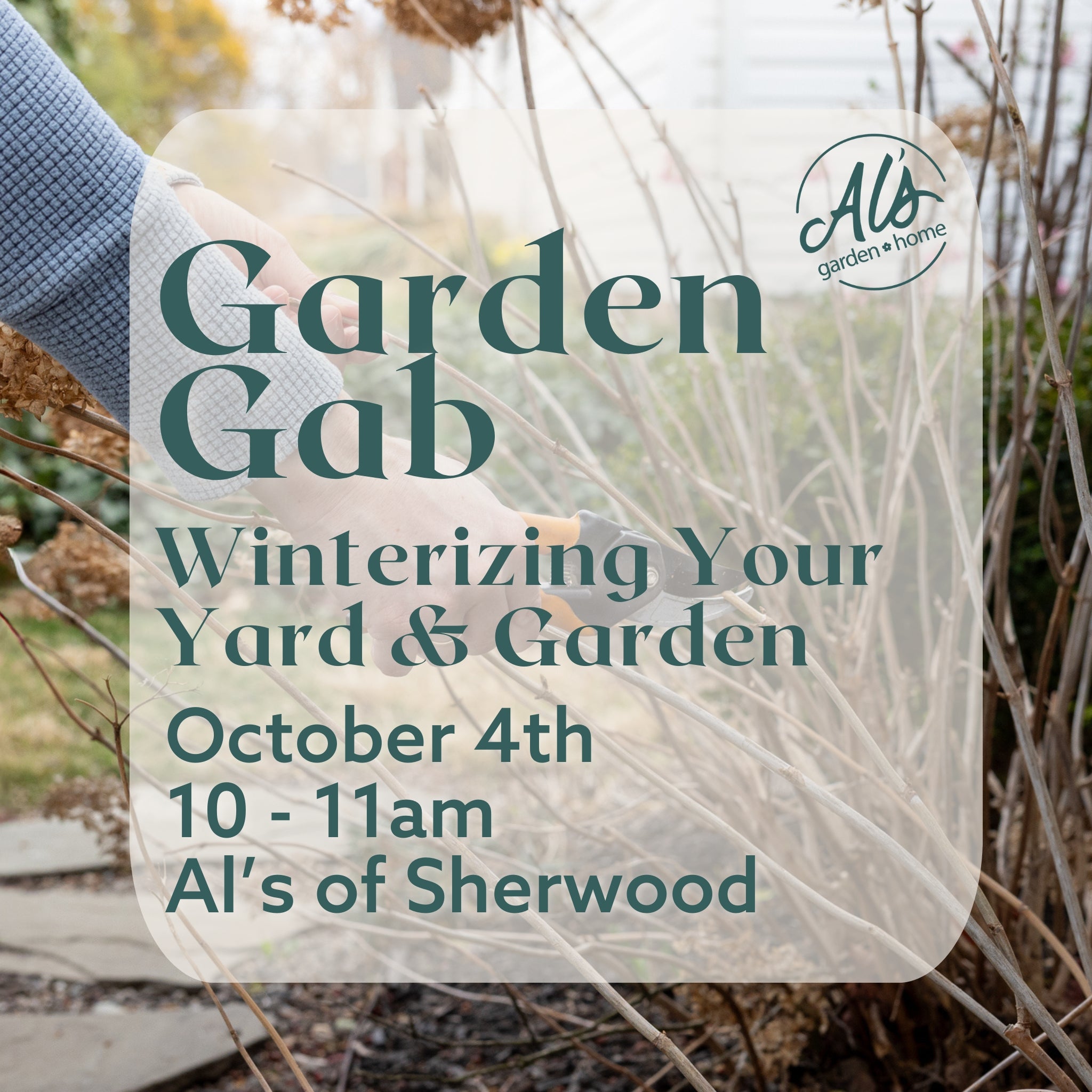 Sherwood Garden Gab: Winterizing Your Yard & Garden